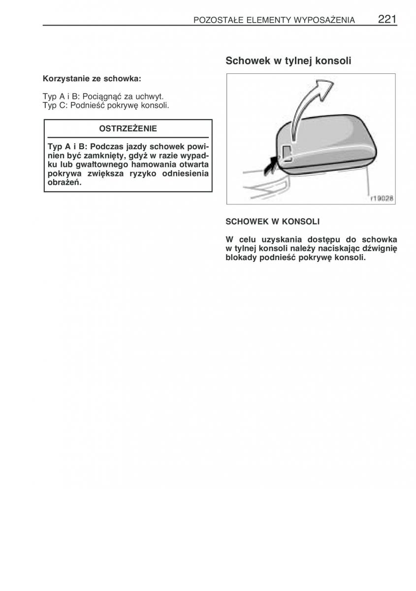 Toyota Corolla IX 9 E120 E130 E12 instrukcja obslugi / page 228