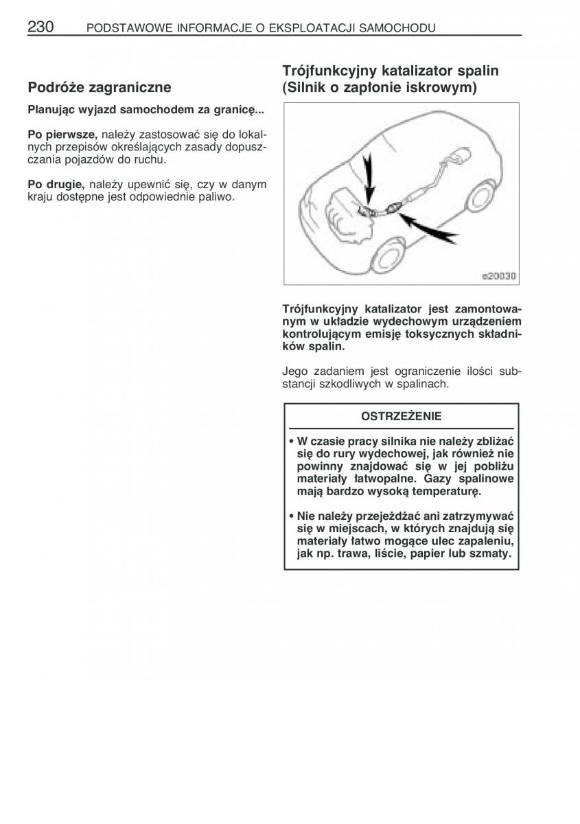 Toyota Corolla IX 9 E120 E130 E12 instrukcja obslugi / page 237