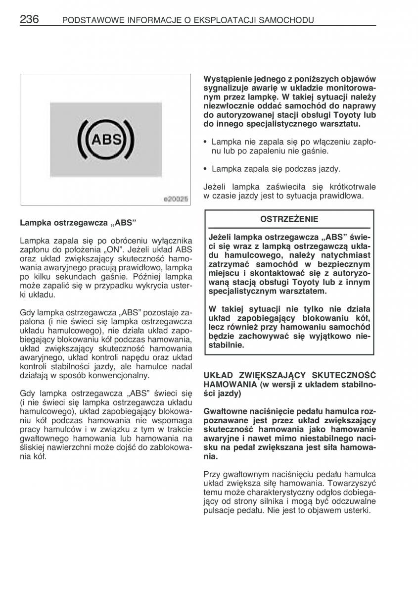 Toyota Corolla IX 9 E120 E130 E12 instrukcja obslugi / page 243