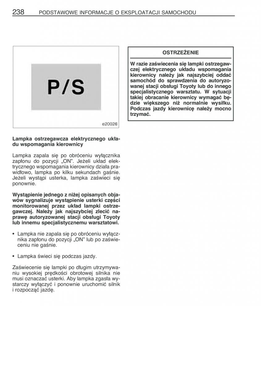 Toyota Corolla IX 9 E120 E130 E12 instrukcja obslugi / page 245