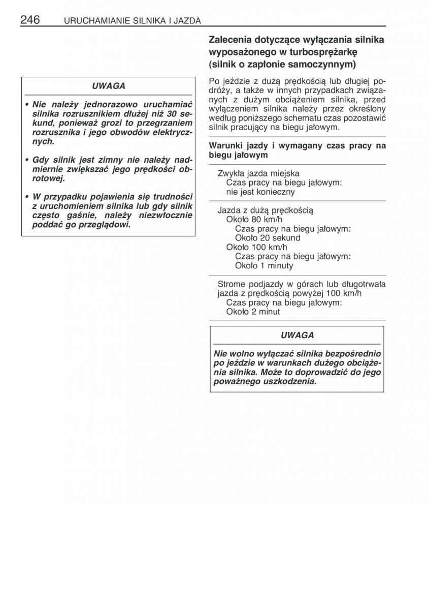 Toyota Corolla IX 9 E120 E130 E12 instrukcja obslugi / page 253