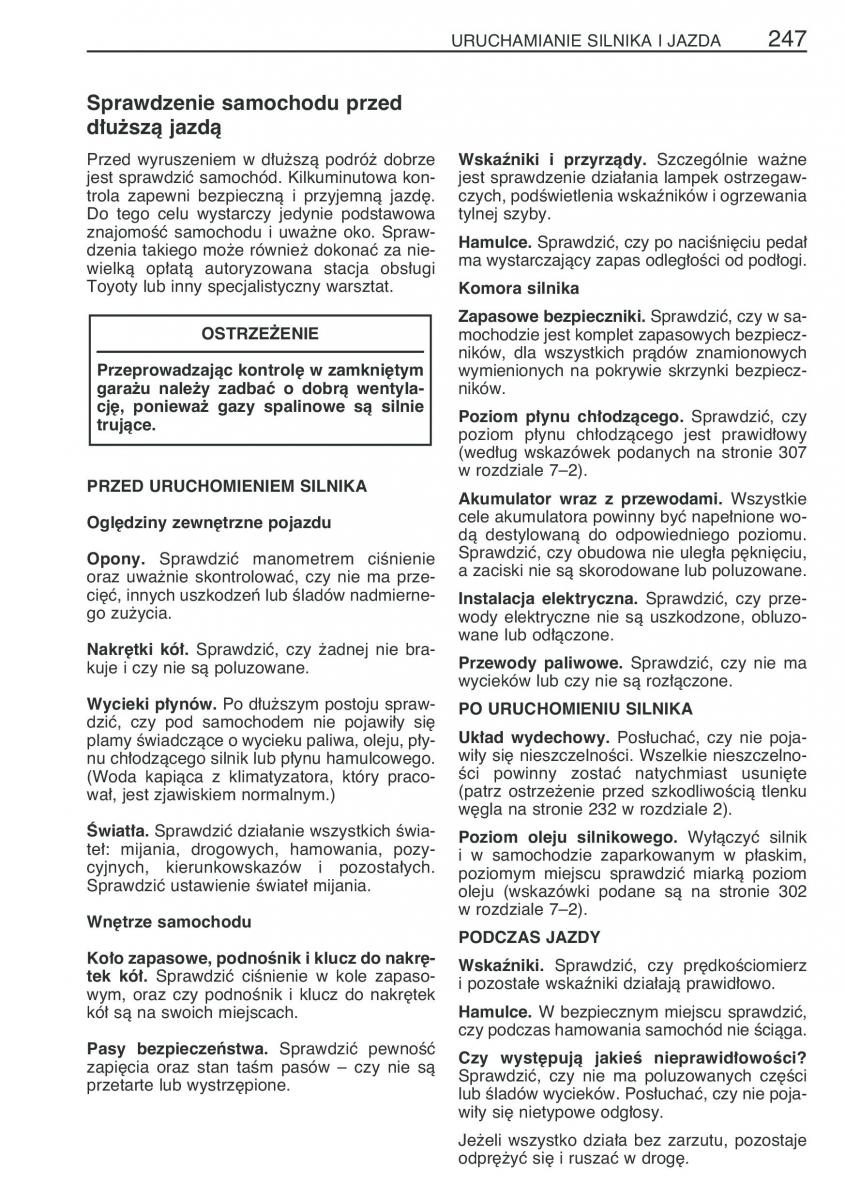 Toyota Corolla IX 9 E120 E130 E12 instrukcja obslugi / page 254