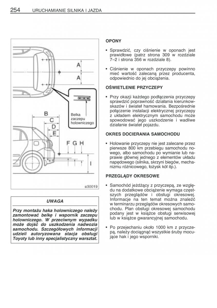 Toyota Corolla IX 9 E120 E130 E12 instrukcja obslugi / page 261