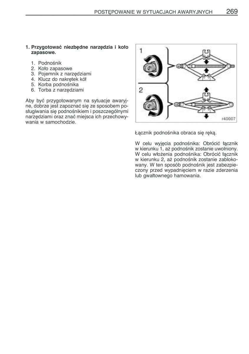 Toyota Corolla IX 9 E120 E130 E12 instrukcja obslugi / page 276