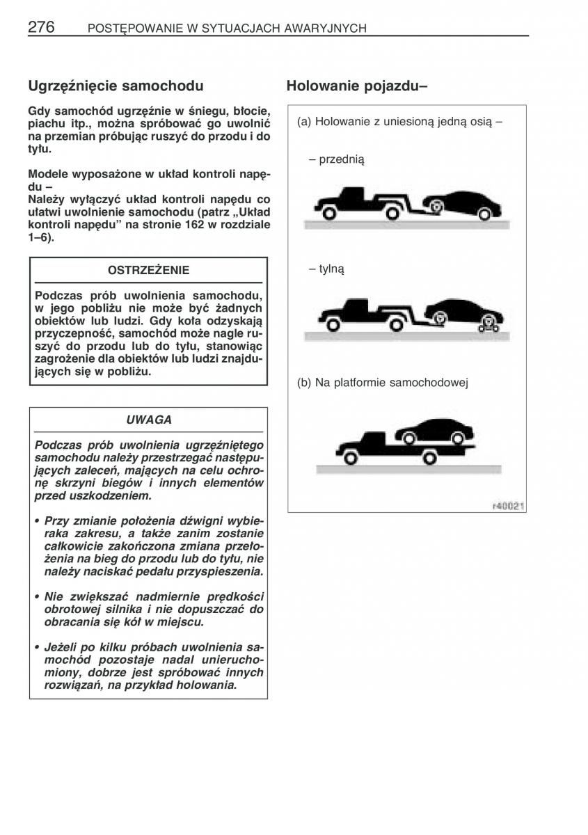 Toyota Corolla IX 9 E120 E130 E12 instrukcja obslugi / page 283