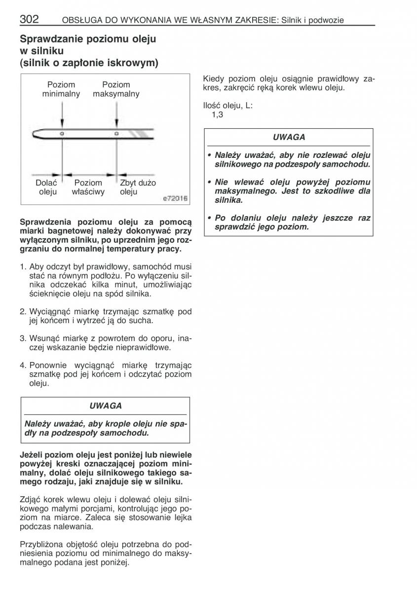 Toyota Corolla IX 9 E120 E130 E12 instrukcja obslugi / page 309