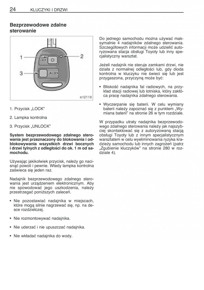 Toyota Corolla IX 9 E120 E130 E12 instrukcja obslugi / page 31