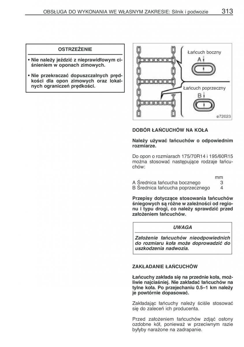 Toyota Corolla IX 9 E120 E130 E12 instrukcja obslugi / page 320