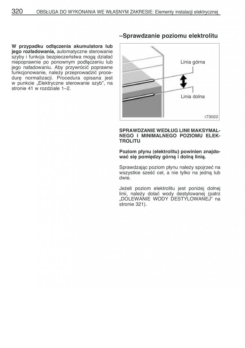 Toyota Corolla IX 9 E120 E130 E12 instrukcja obslugi / page 327