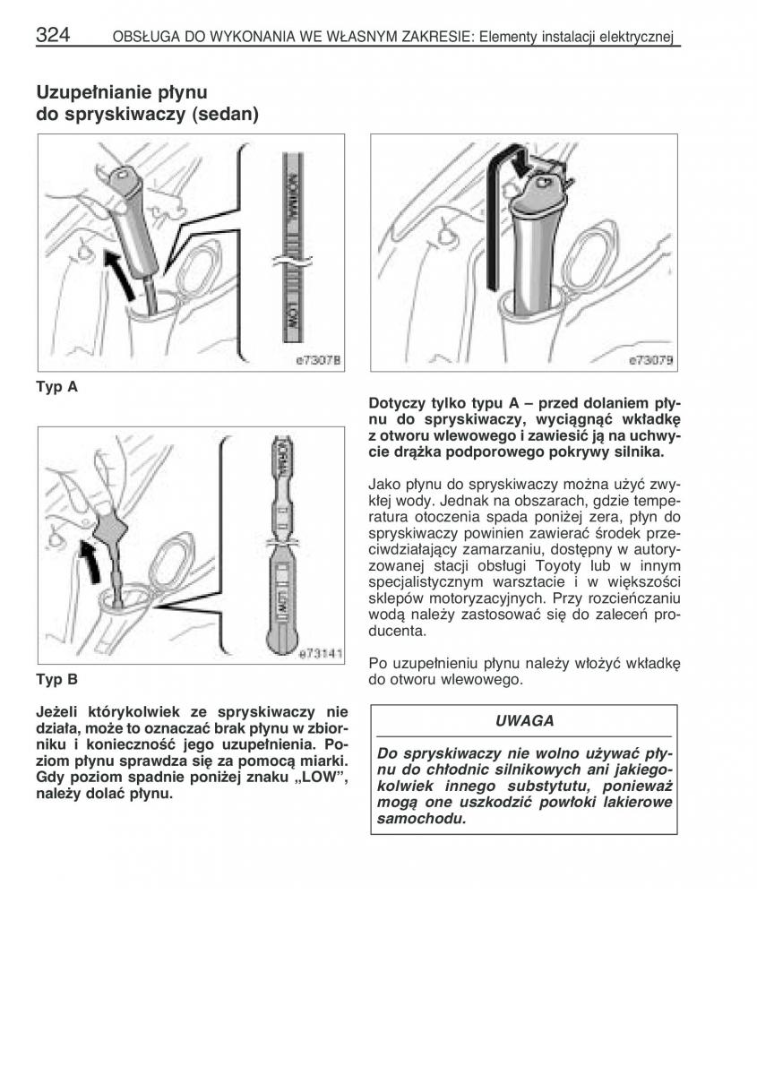 Toyota Corolla IX 9 E120 E130 E12 instrukcja obslugi / page 331