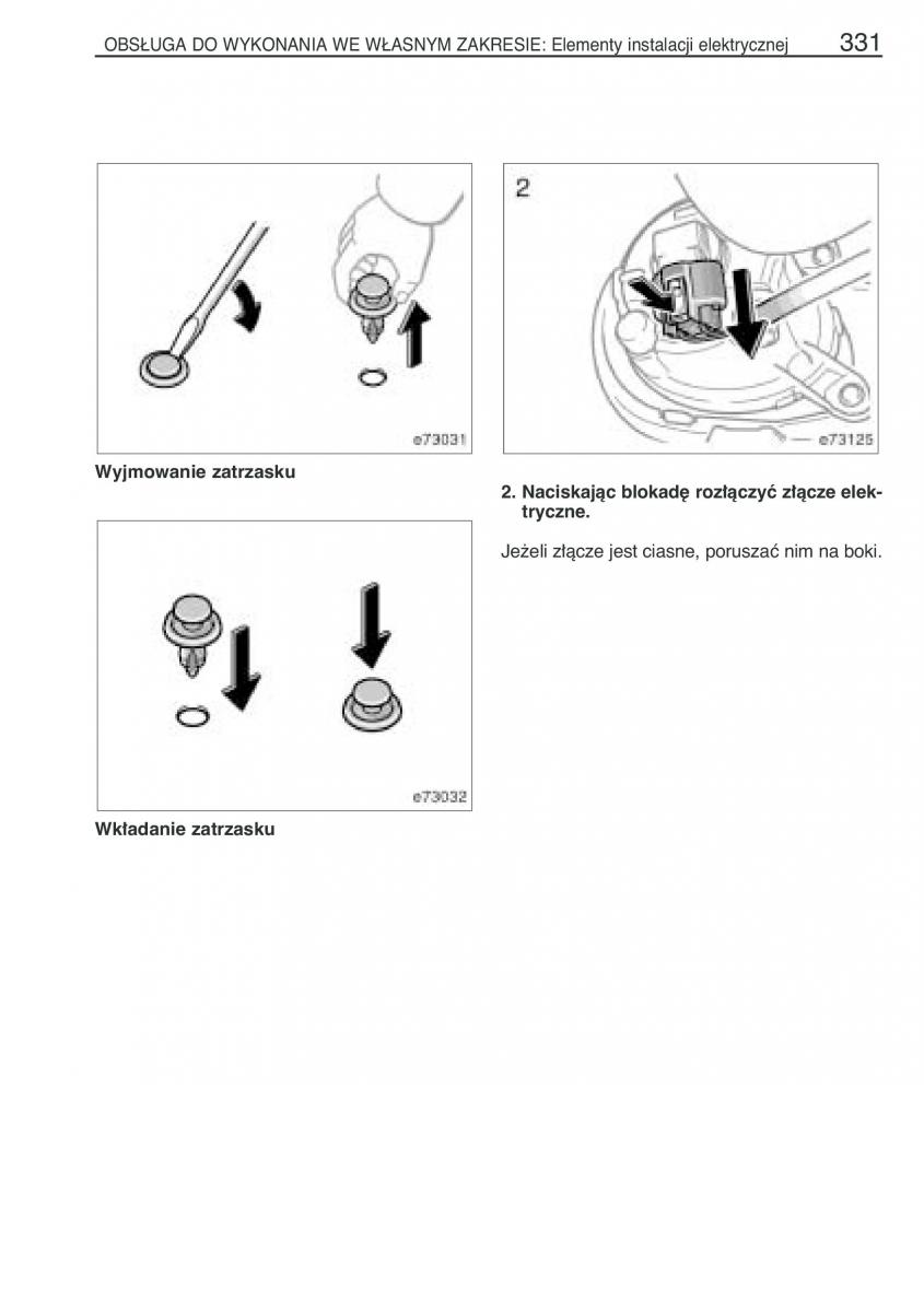 Toyota Corolla IX 9 E120 E130 E12 instrukcja obslugi / page 338