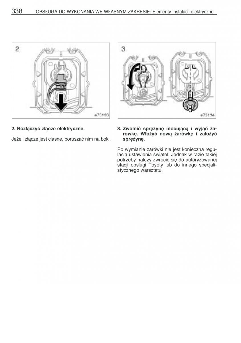 Toyota Corolla IX 9 E120 E130 E12 instrukcja obslugi / page 345