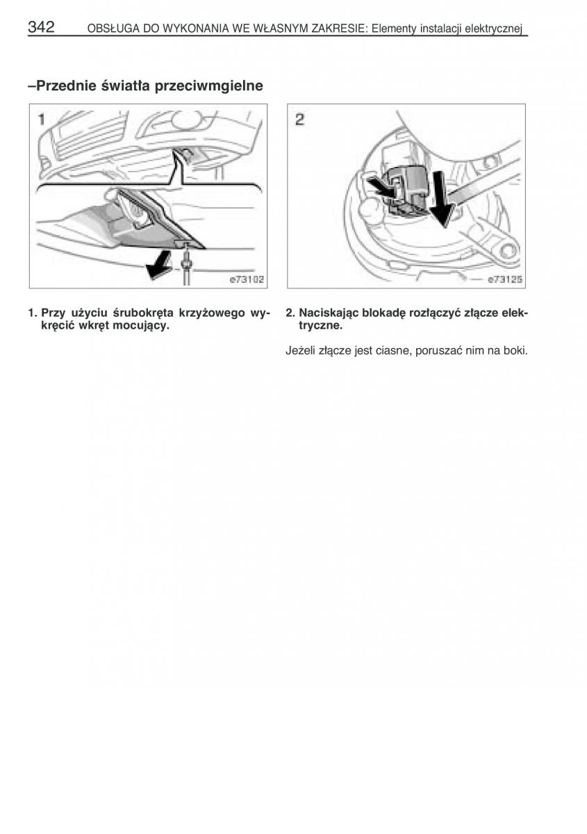 Toyota Corolla IX 9 E120 E130 E12 instrukcja obslugi / page 349