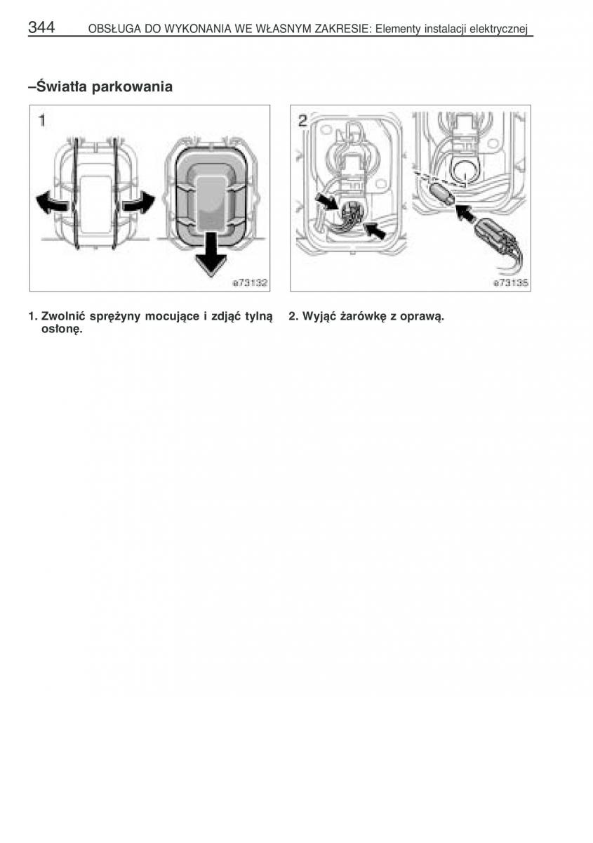 Toyota Corolla IX 9 E120 E130 E12 instrukcja obslugi / page 351