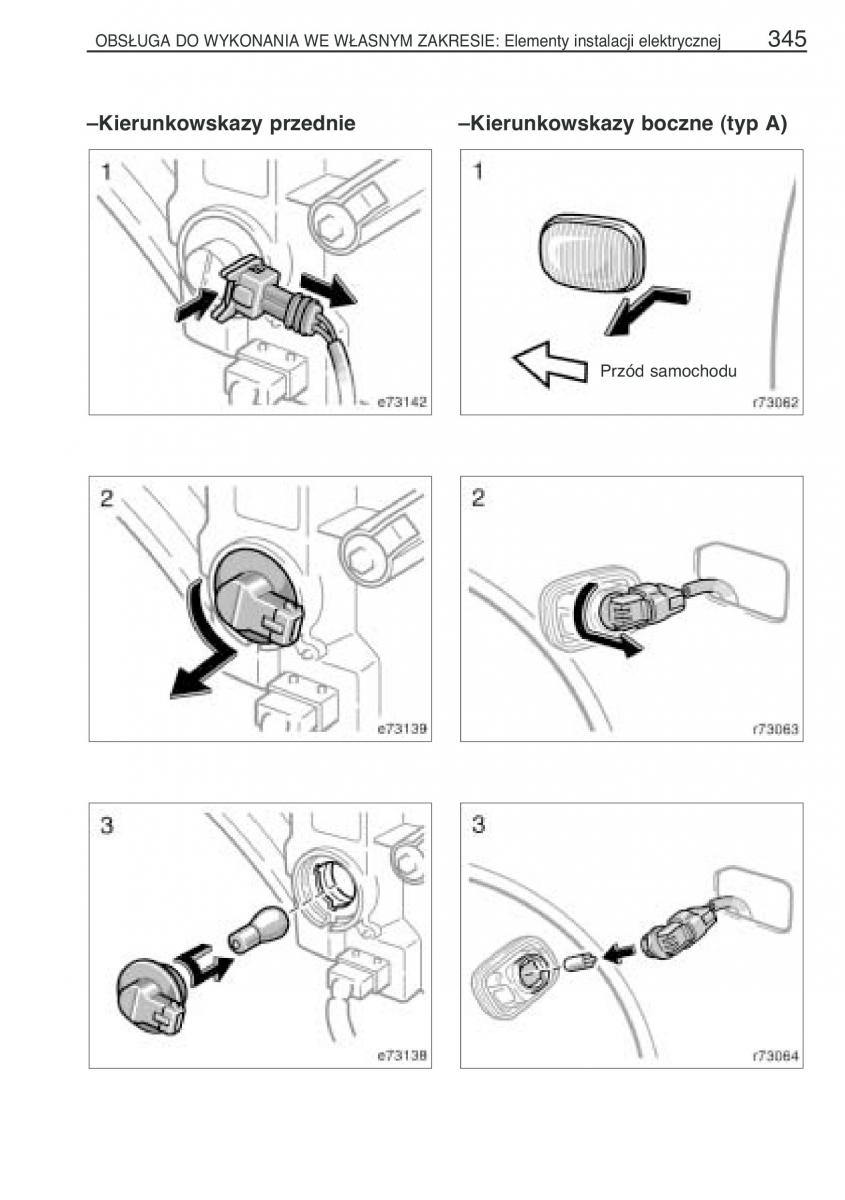 Toyota Corolla IX 9 E120 E130 E12 instrukcja obslugi / page 352