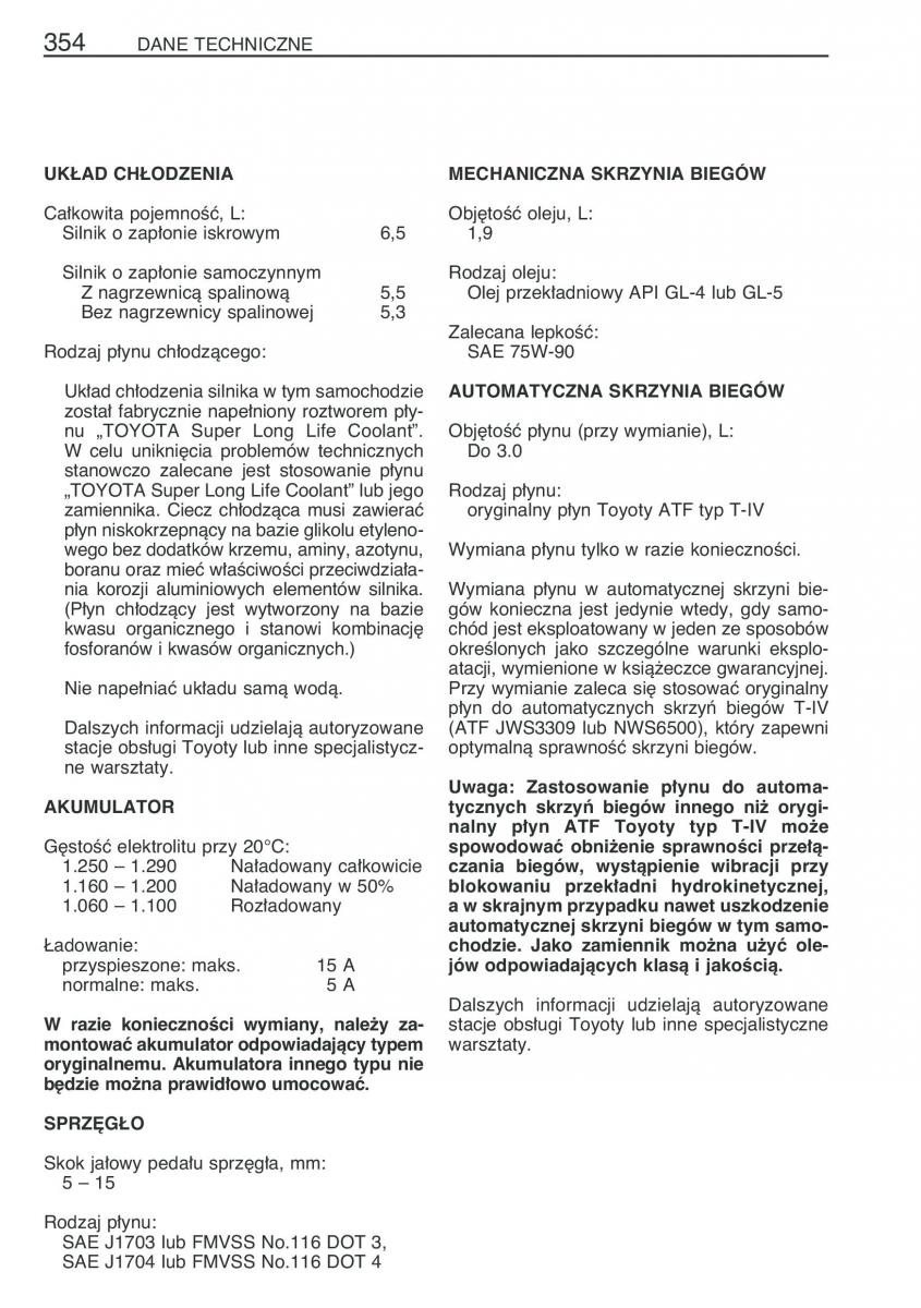 Toyota Corolla IX 9 E120 E130 E12 instrukcja obslugi / page 361