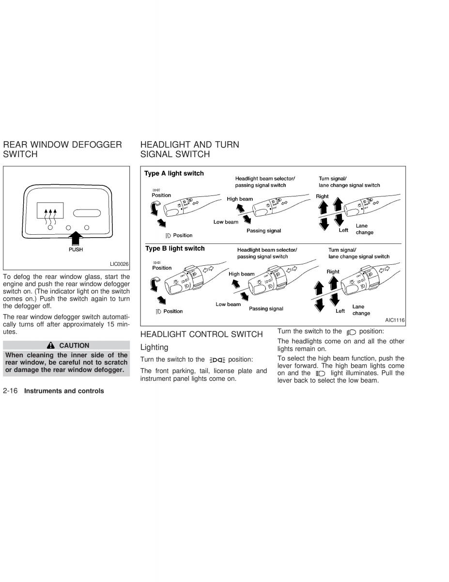 Nissan Sunny Sentra N16 owners manual / page 61