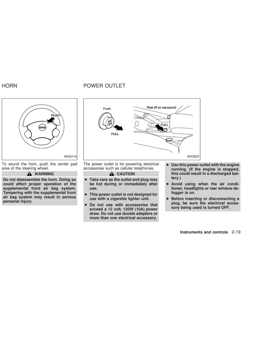 Nissan Sunny Sentra N16 owners manual / page 64