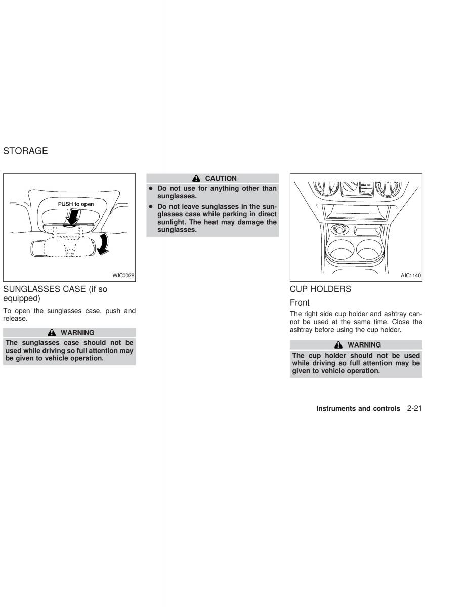 Nissan Sunny Sentra N16 owners manual / page 66