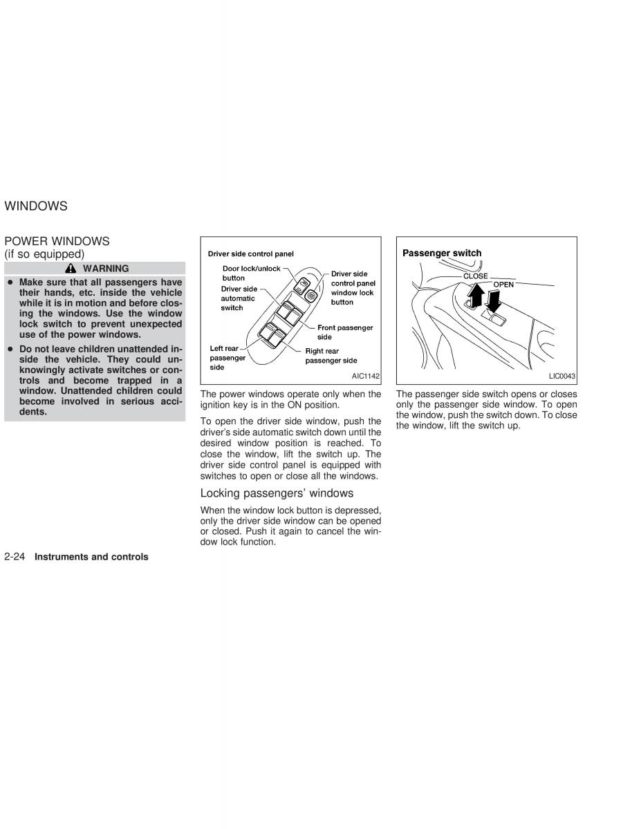 Nissan Sunny Sentra N16 owners manual / page 69