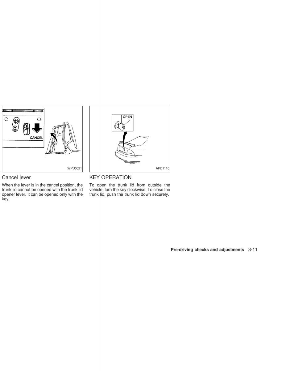 Nissan Sunny Sentra N16 owners manual / page 84