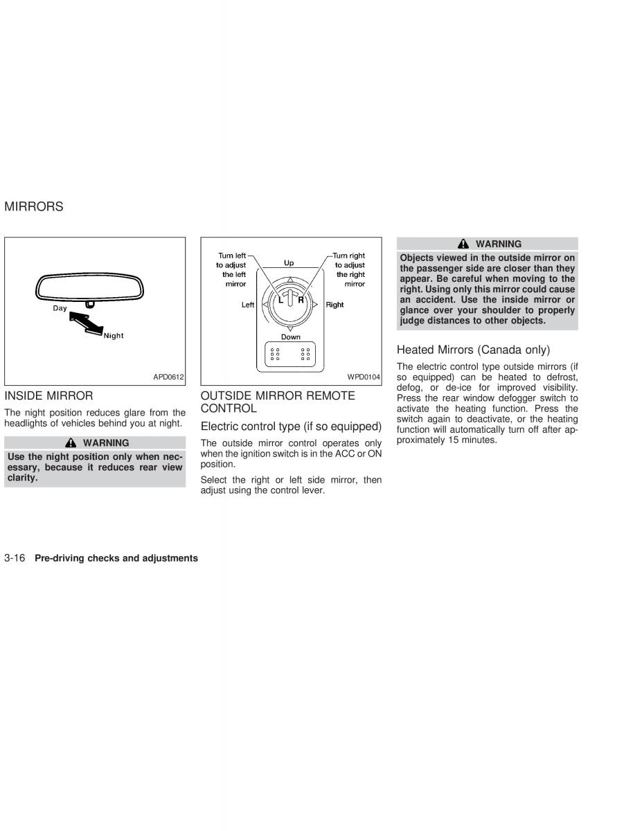 Nissan Sunny Sentra N16 owners manual / page 89