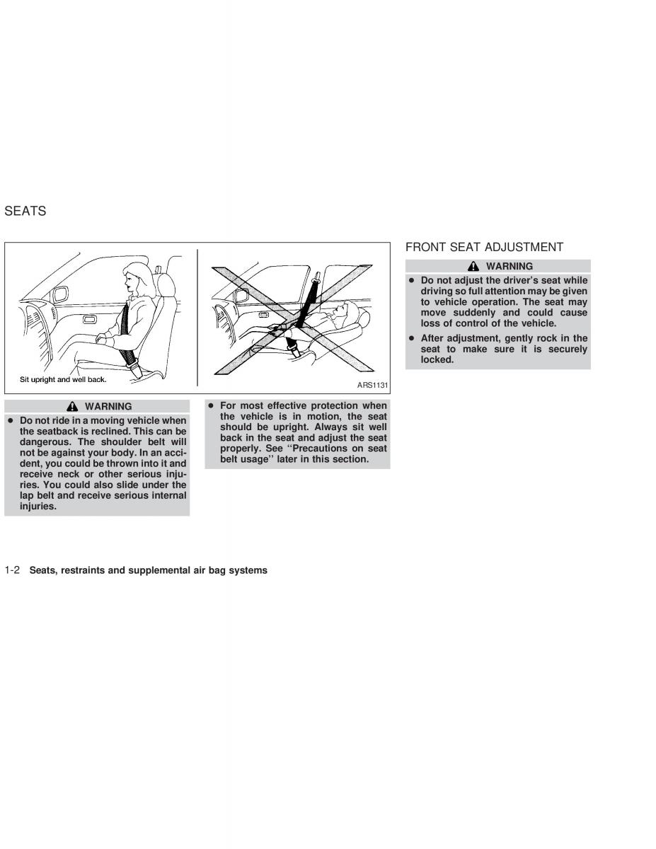 Nissan Sunny Sentra N16 owners manual / page 9