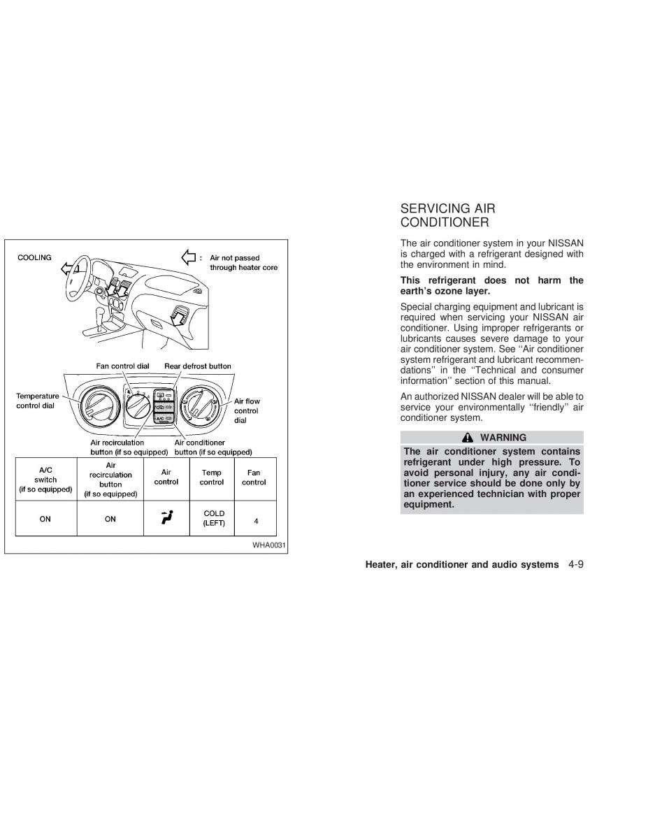 Nissan Sunny Sentra N16 owners manual / page 100