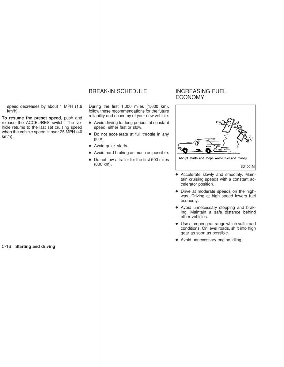 Nissan Sunny Sentra N16 owners manual / page 127