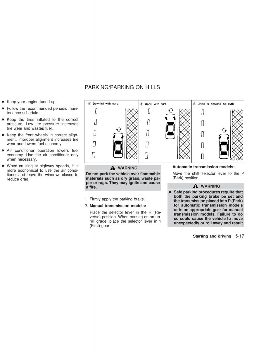 Nissan Sunny Sentra N16 owners manual / page 128