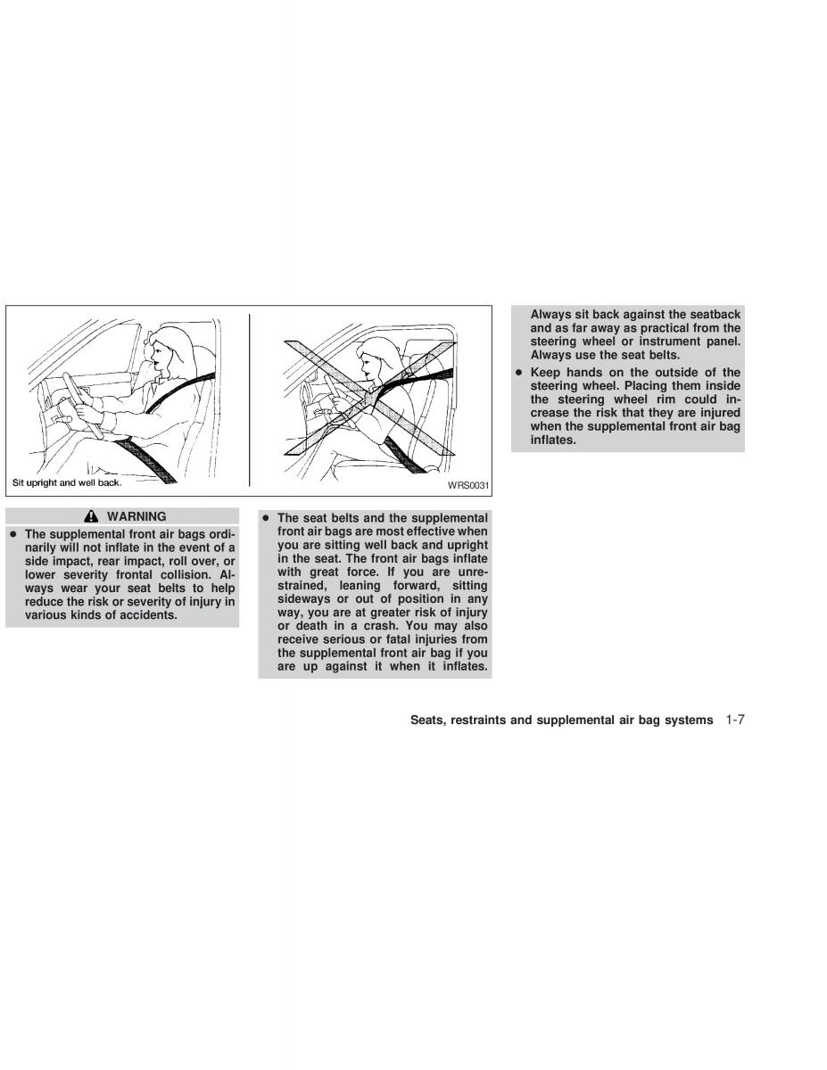 Nissan Sunny Sentra N16 owners manual / page 14