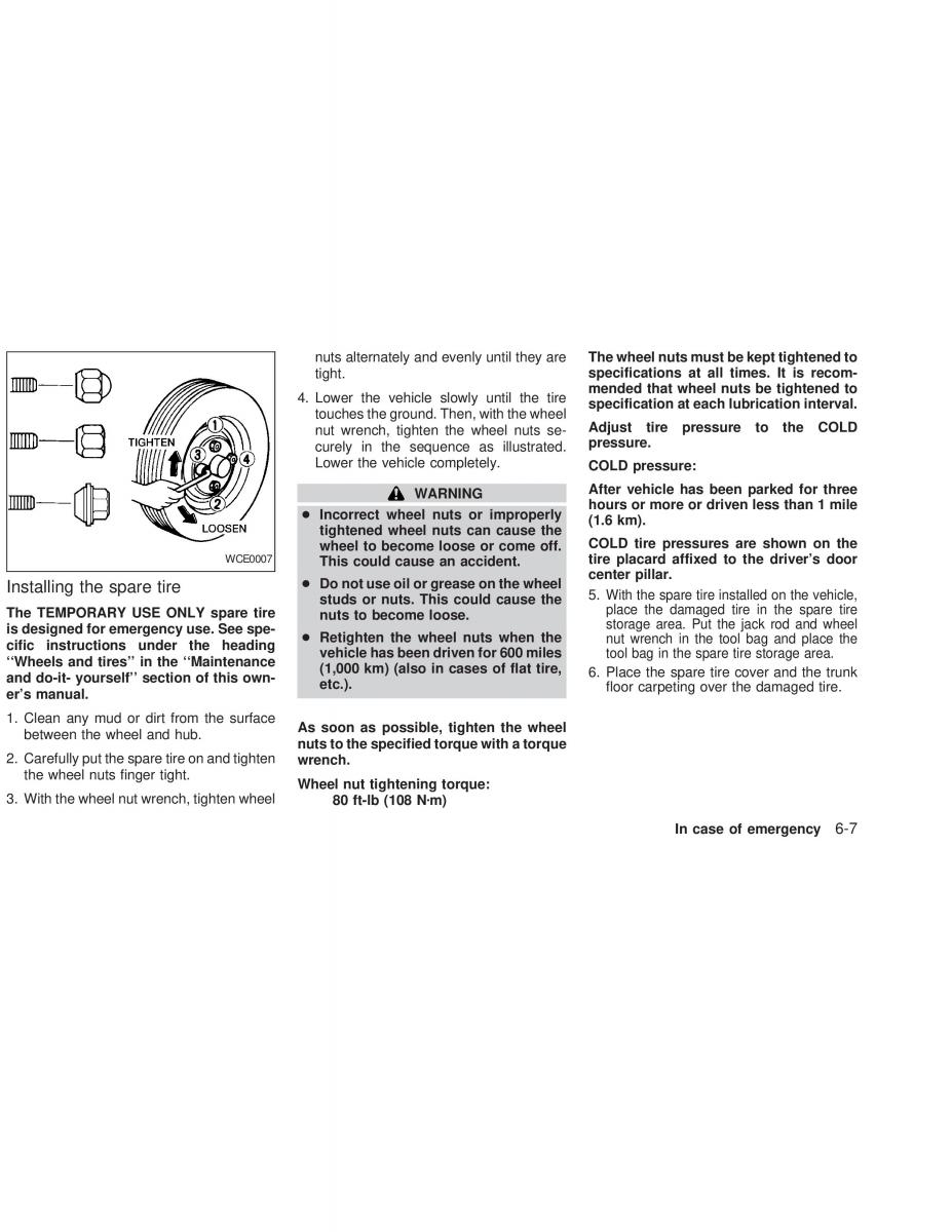 Nissan Sunny Sentra N16 owners manual / page 140