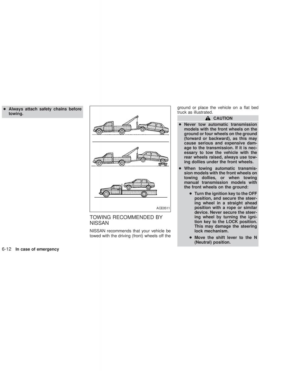 Nissan Sunny Sentra N16 owners manual / page 145