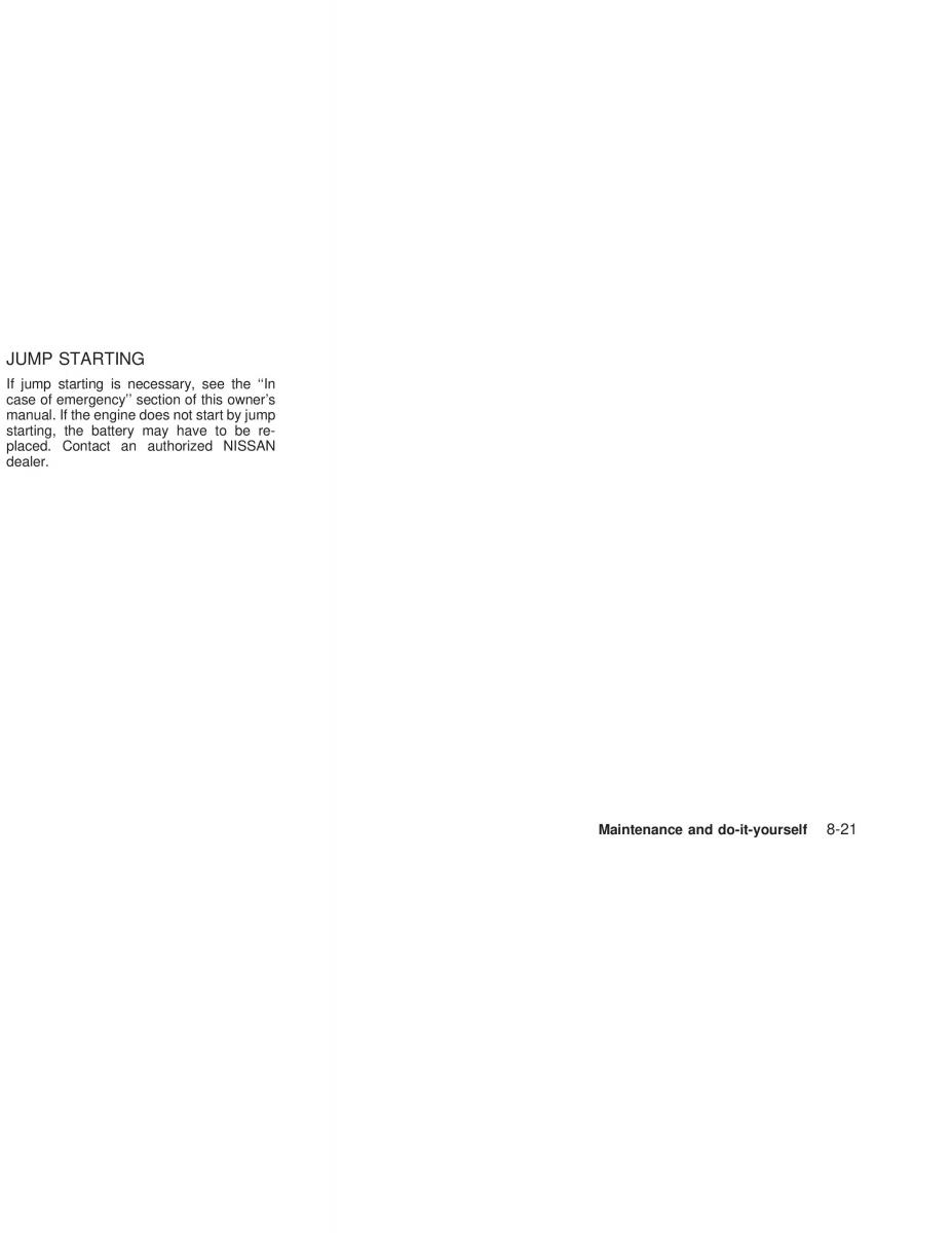 Nissan Sunny Sentra N16 owners manual / page 176