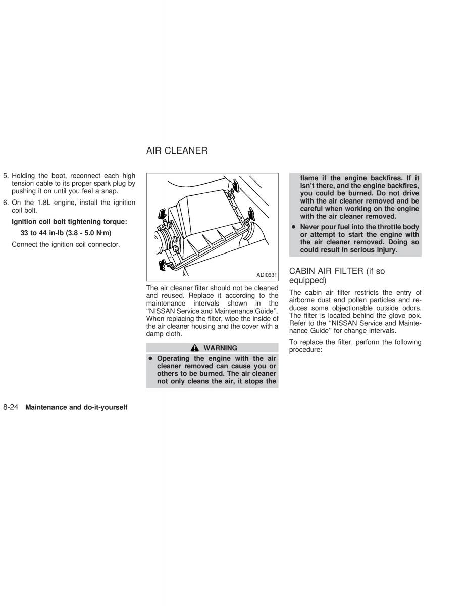 Nissan Sunny Sentra N16 owners manual / page 179