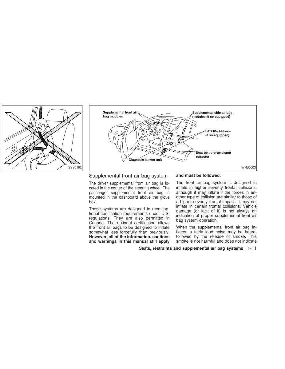 Nissan Sunny Sentra N16 owners manual / page 18