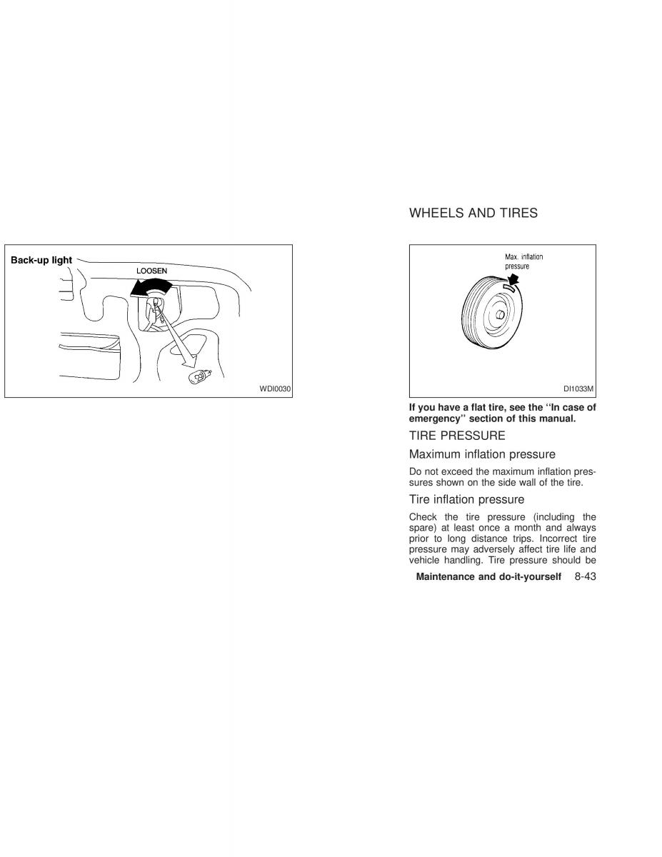 Nissan Sunny Sentra N16 owners manual / page 198