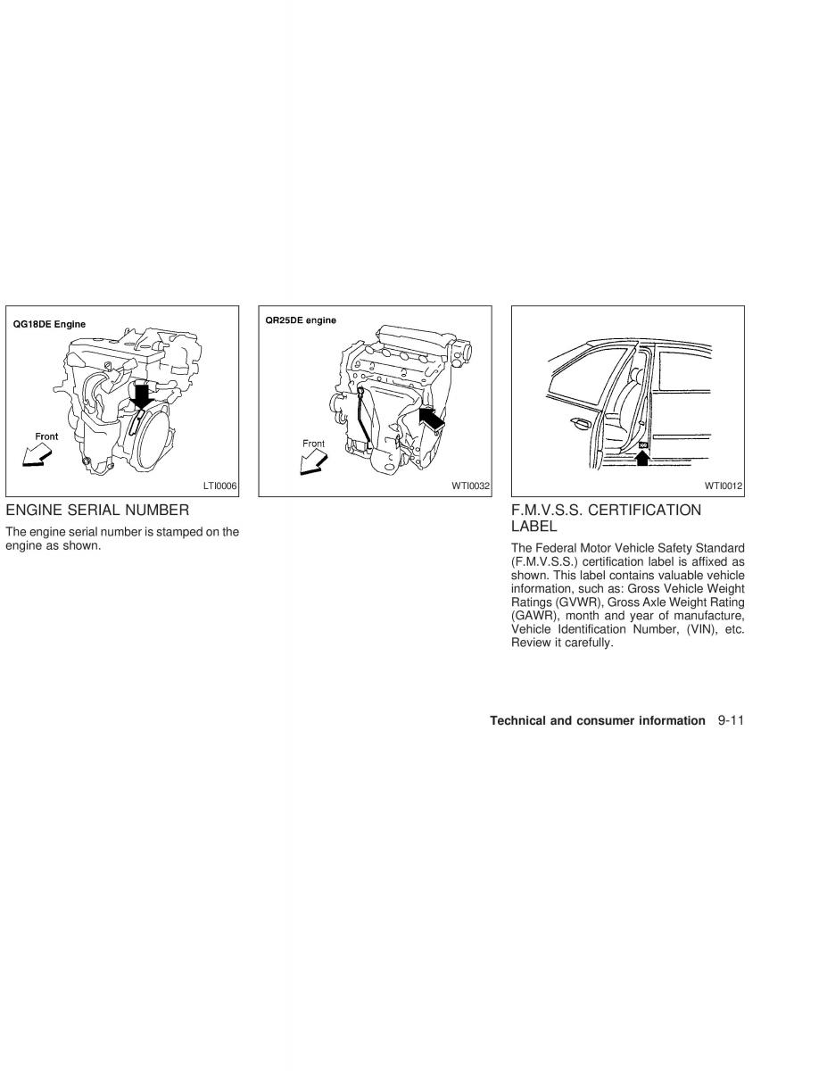 Nissan Sunny Sentra N16 owners manual / page 214