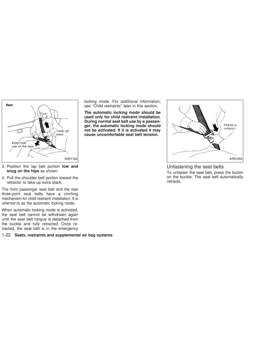 Nissan Sunny Sentra N16 owners manual / page 29