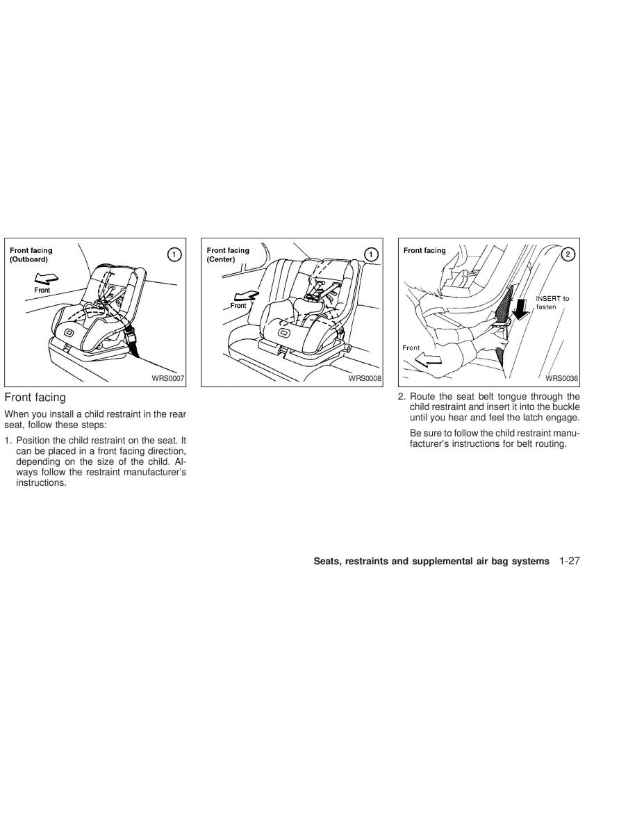 Nissan Sunny Sentra N16 owners manual / page 34