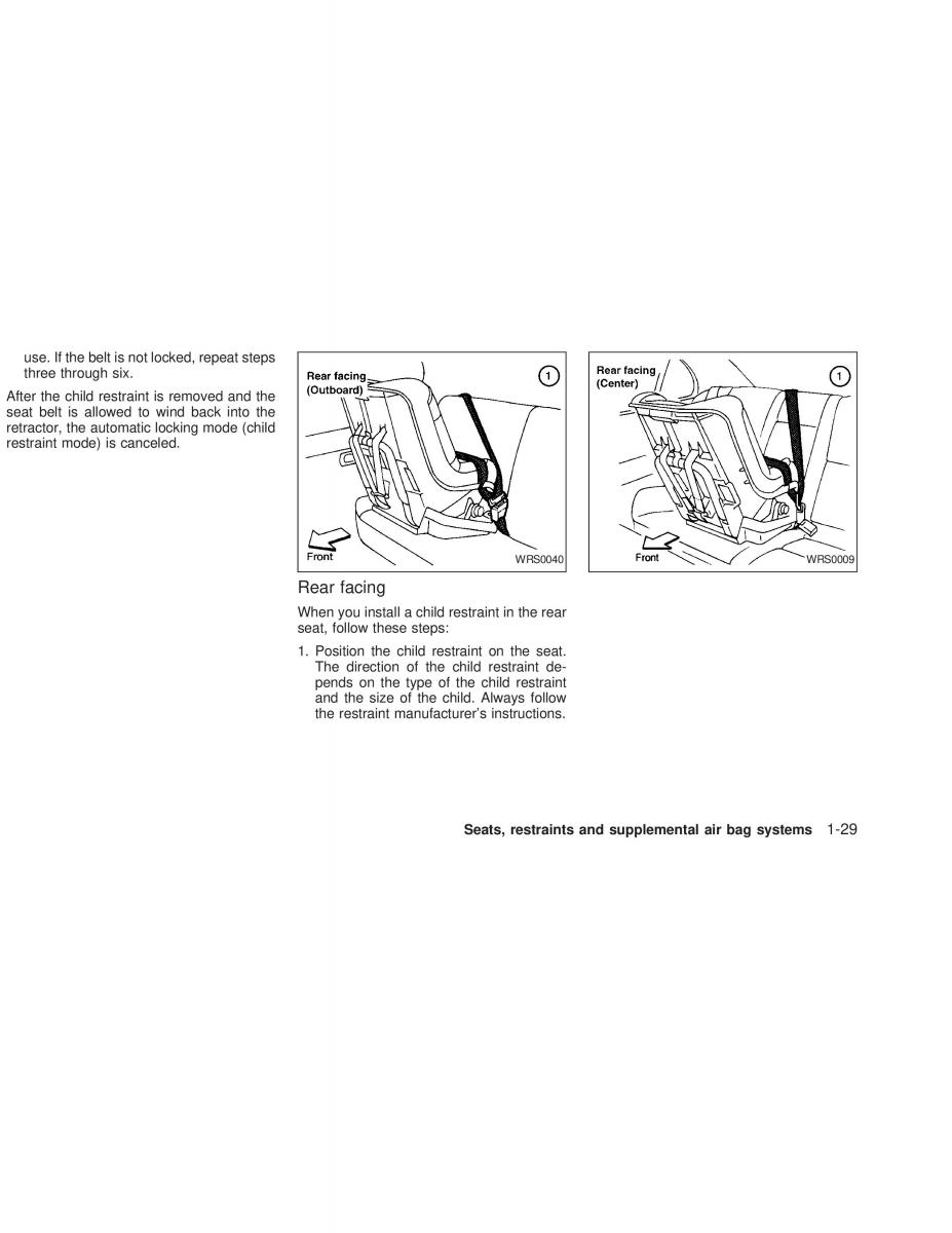 Nissan Sunny Sentra N16 owners manual / page 36