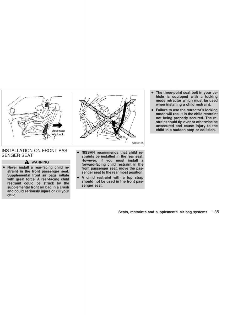 Nissan Sunny Sentra N16 owners manual / page 42