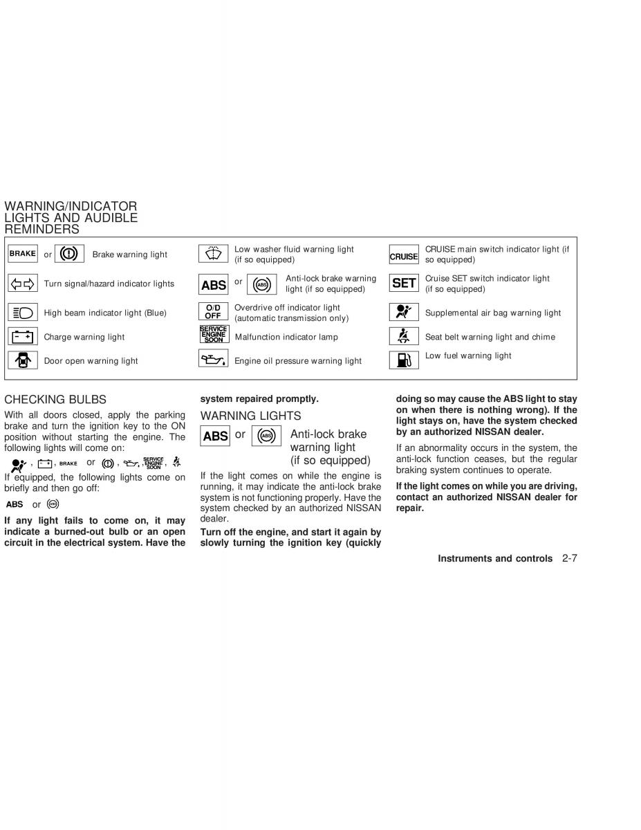 Nissan Sunny Sentra N16 owners manual / page 52