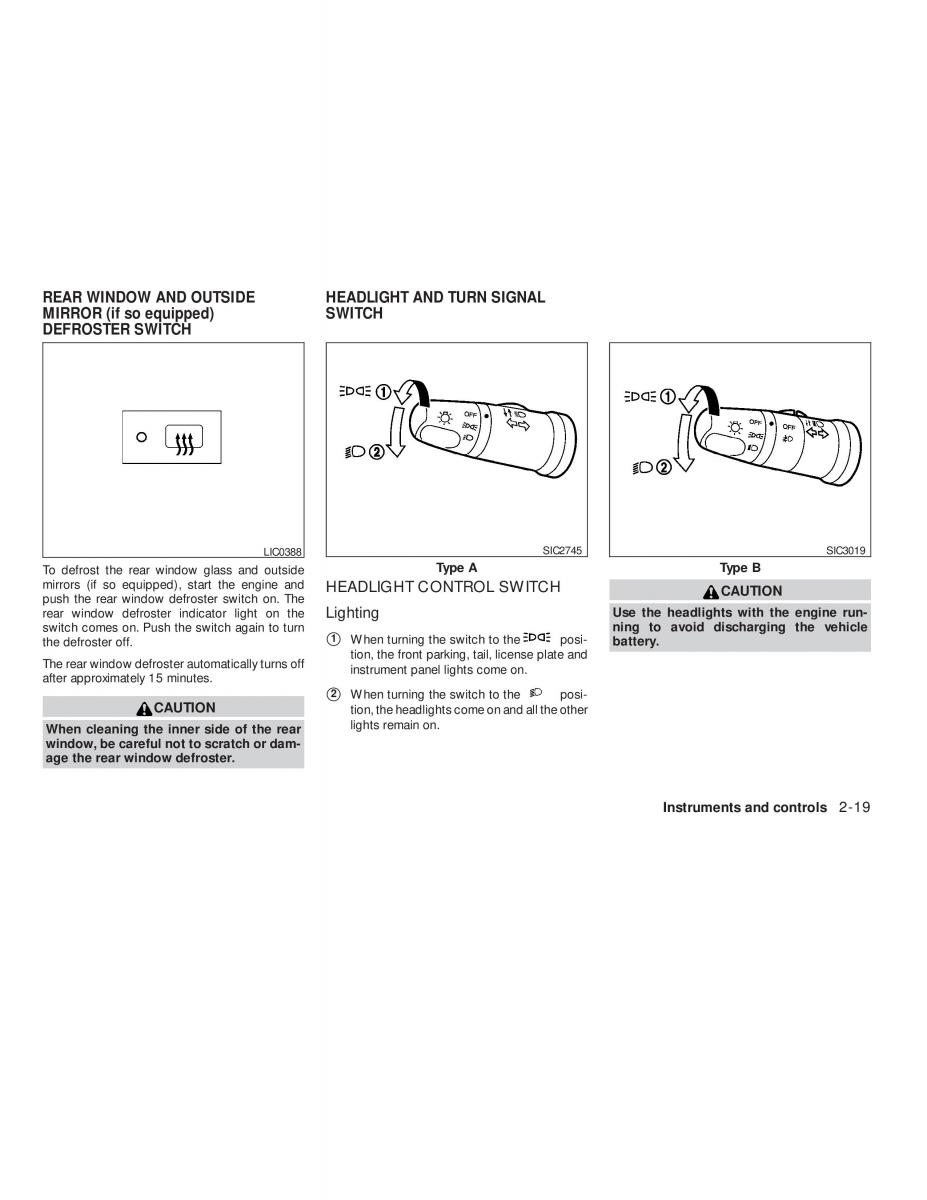 Nissan Tiida Versa owners manual / page 89