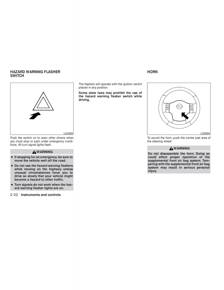 Nissan Tiida Versa owners manual / page 92