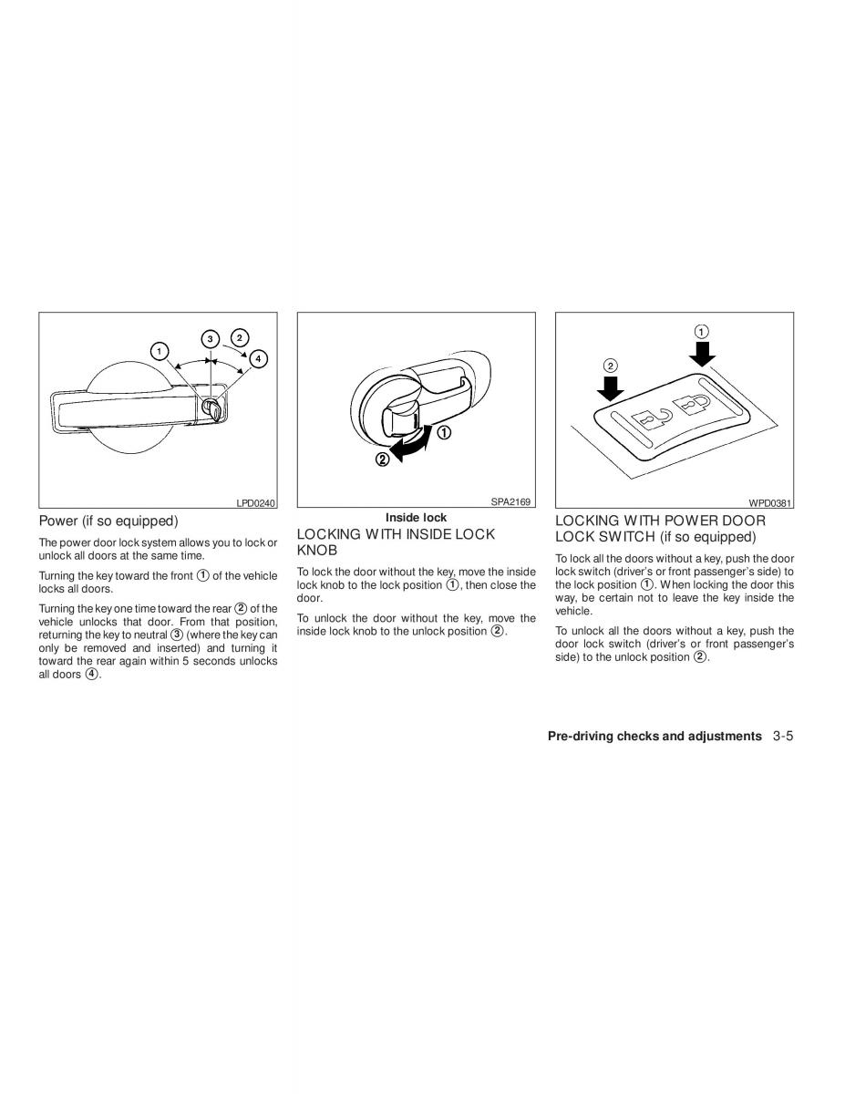 Nissan Tiida Versa owners manual / page 111