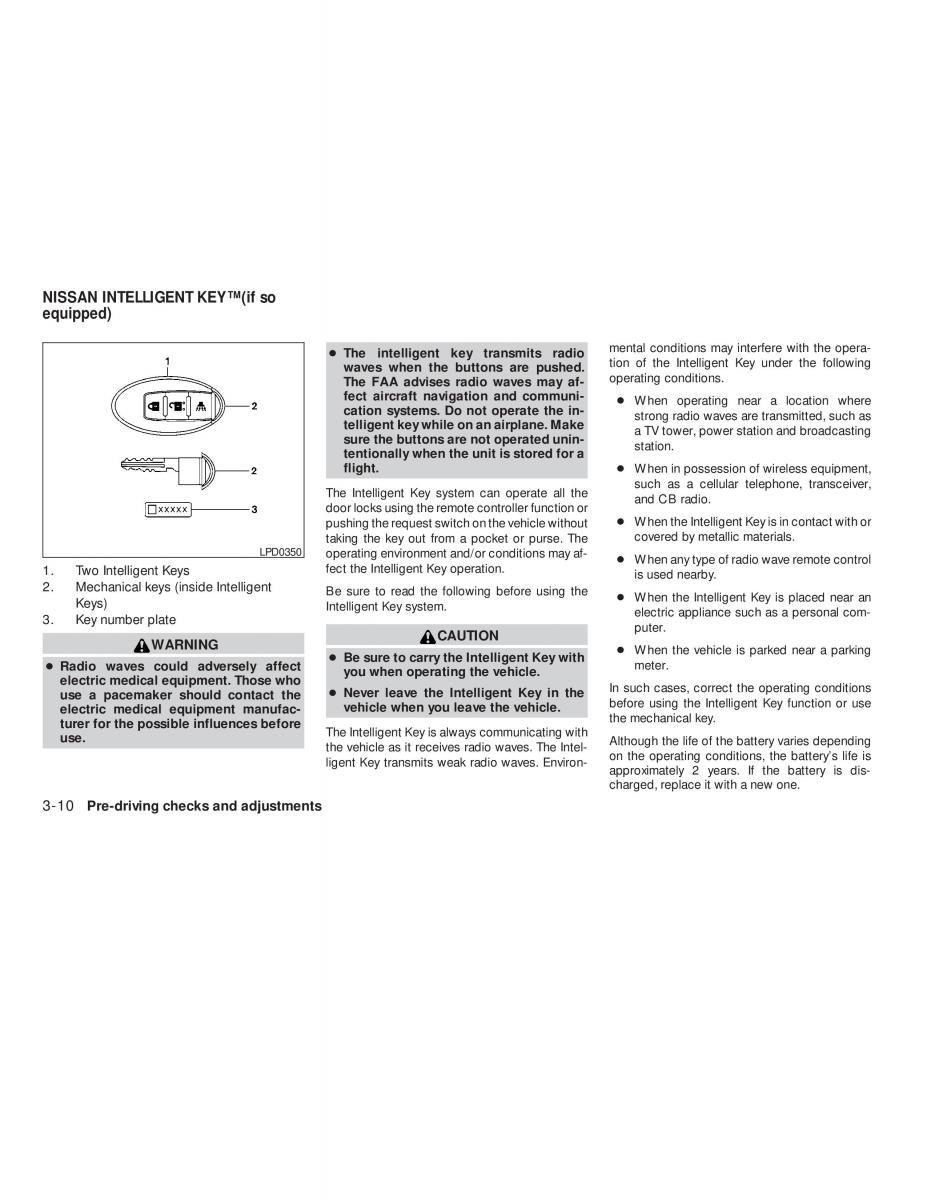 Nissan Tiida Versa owners manual / page 116