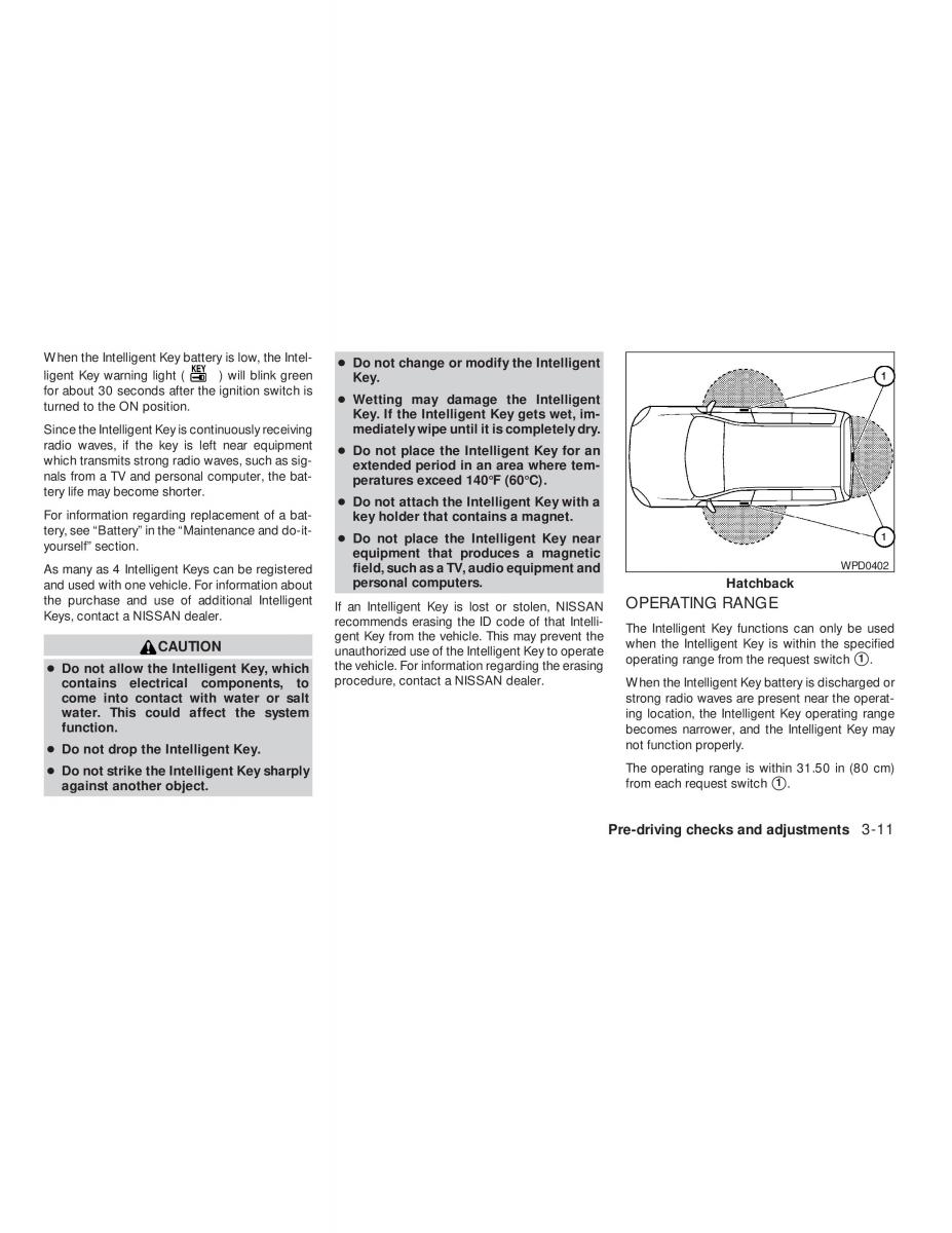 Nissan Tiida Versa owners manual / page 117