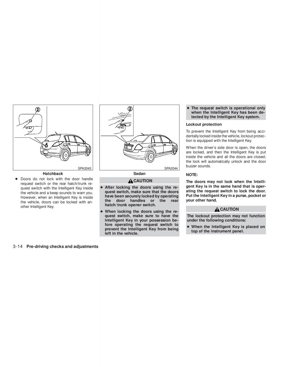 Nissan Tiida Versa owners manual / page 120