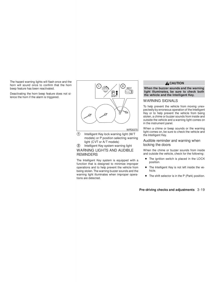 Nissan Tiida Versa owners manual / page 125